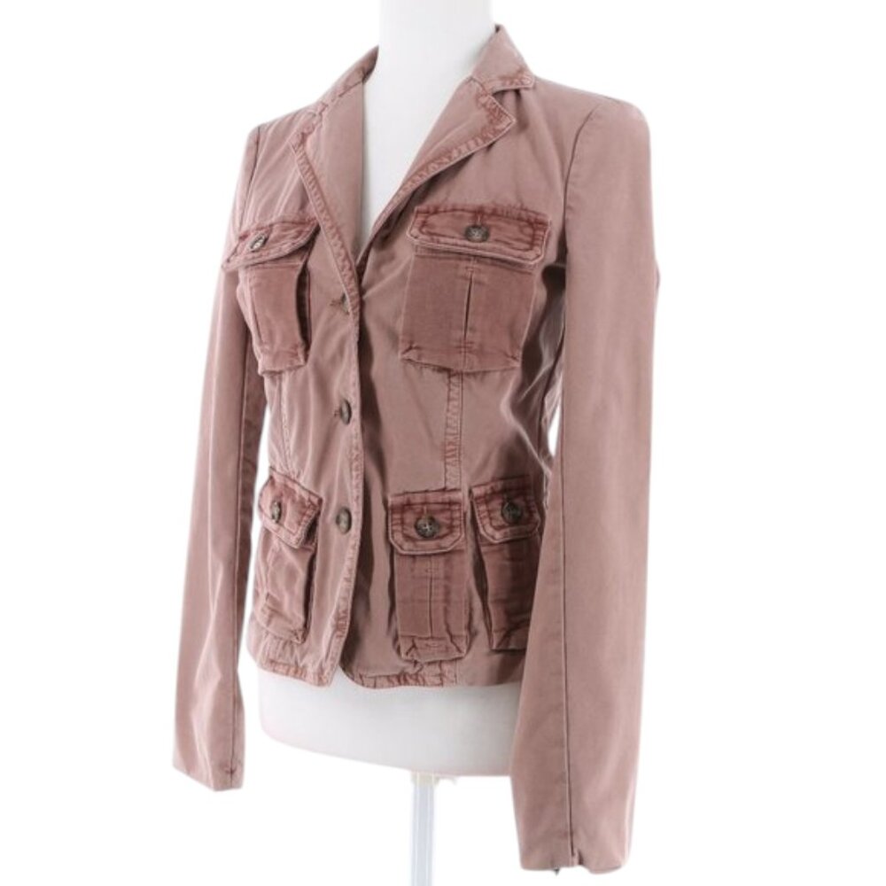 Ice B by Iceberg Women's Brown Blazer-Style Utility Jacket - Retail $600 - NWT